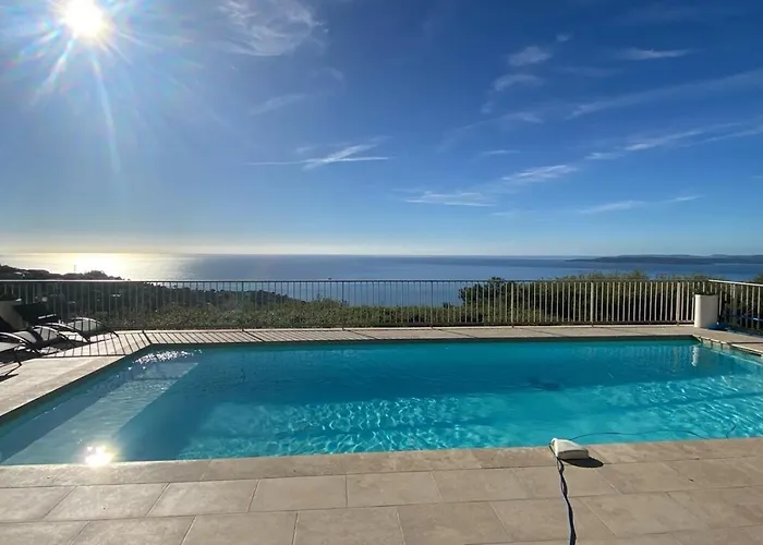 Villa Crystal River, Piscine Privee & Vue Sur Golfe De Saint Tropez *